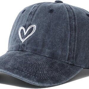 Vintage Cotton Baseball Cap Women Adjustable Sun Hat Outdoor Sport Casual